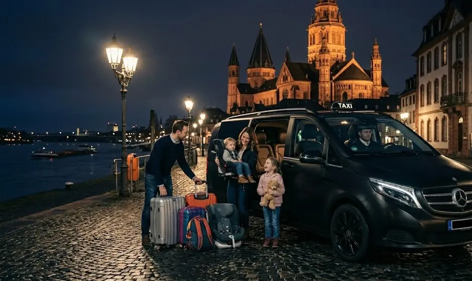 Taxi vom Flughafen Frankfurt nach Mainz